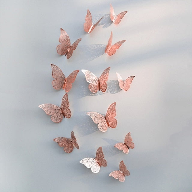 Butterfly Wishes  - Wall Decorations (12pcs)