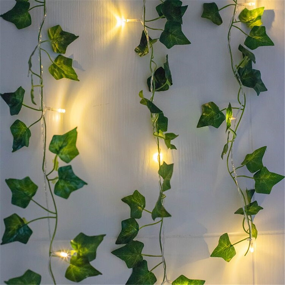 Green Leaf String Lights