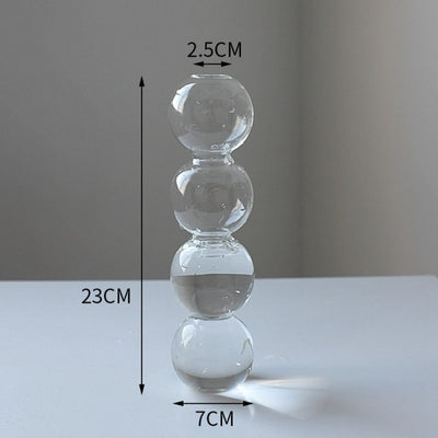 Nordic Glass Bottle Vase